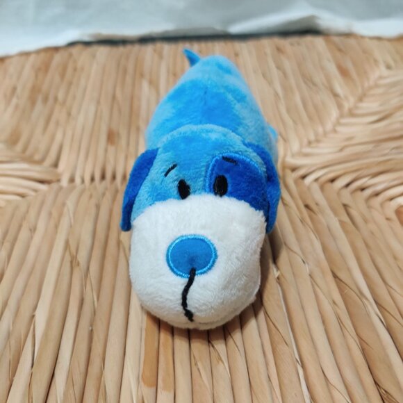 Flipazoo Cat Dog Plush Pink Striped Kitty Blue Puppy Reversible 6" Jay Play Cute - Picture 10 of 10